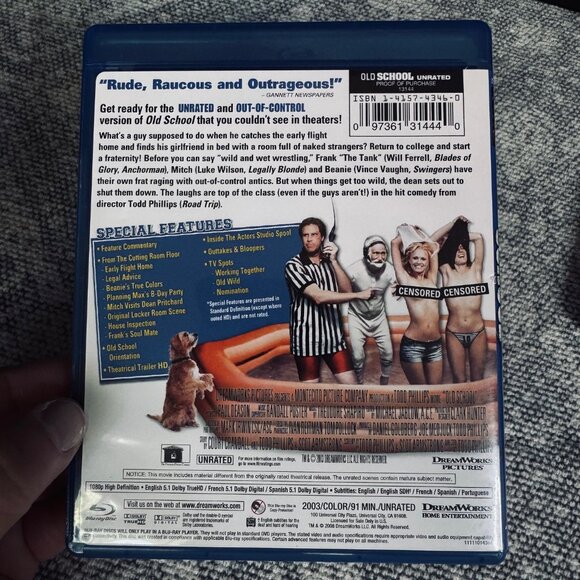 Old School (Unrated) (Blu-ray, 2003) - Picture 2 of 3